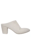 Marsèll Woman Mules & Clogs Ivory Size 7 Soft Leather In White
