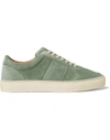 Mr P Larry Regenerated Suede By Evolo® Sneakers In Light Green