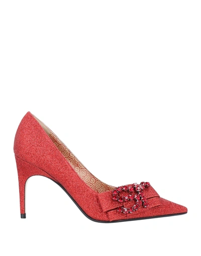 Sergio Rossi Pumps In Red