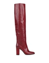 Strategia Knee Boots In Red