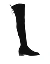 Stuart Weitzman Over-the-knee Boots With Luxurious Suede Finish And Elegant Design In Black