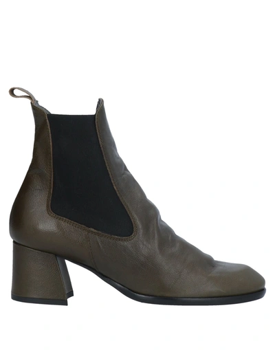 Lilimill Ankle Boots In Military Green