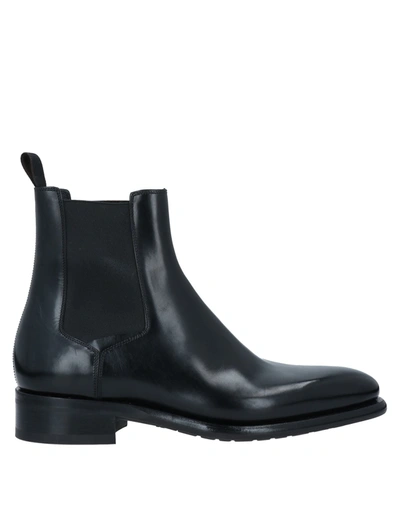 Santoni Ankle Boots In Black