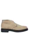 Santoni Ankle Boots In Sand