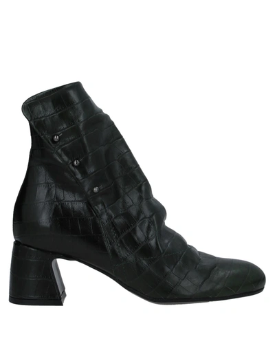 Lilimill Ankle Boots In Dark Green
