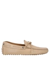 Tod's Loafers In Beige