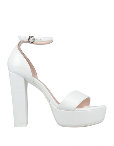 Lorenzo Mari Sandals In White