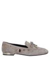 ROGER VIVIER ROGER VIVIER WOMAN LOAFERS KHAKI SIZE 5 SOFT LEATHER,11816298KM 12