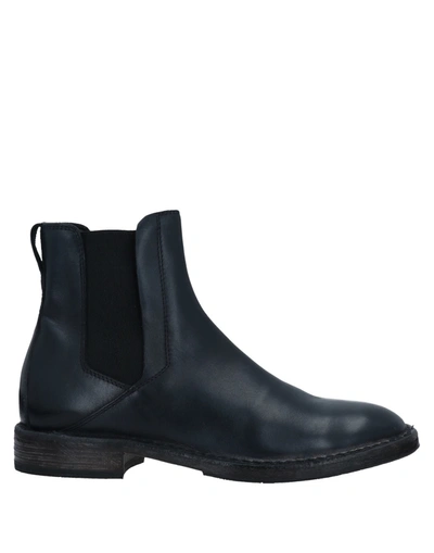 Moma Ankle Boots In Dark Blue