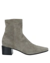Pomme D'or Ankle Boots In Khaki