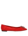 Dolce & Gabbana Ballet Flats In Red