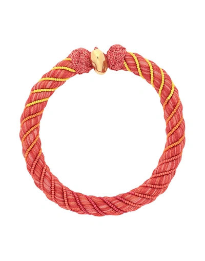 Aurelie Bidermann Necklaces In Red