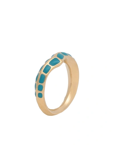 Aurelie Bidermann Rings In Blue