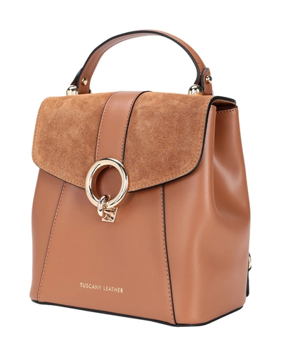 Tuscany Leather Backpacks In Tan