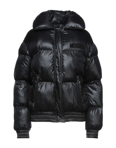 Moschino Down Jackets In Black