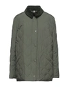 Burberry Jackets In Military Green