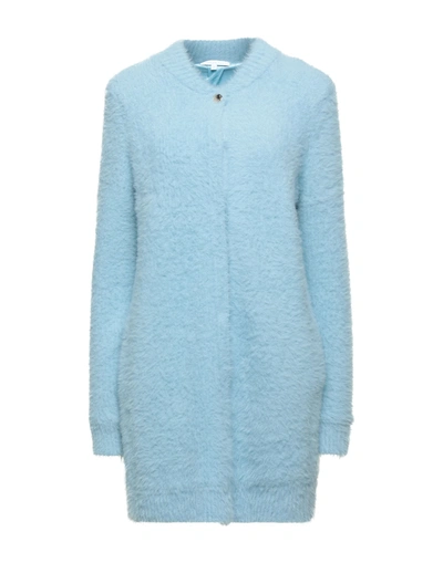 Patrizia Pepe Overcoats In Sky Blue