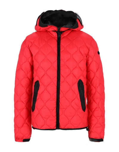 Ai Riders On The Storm Down Jackets In Red