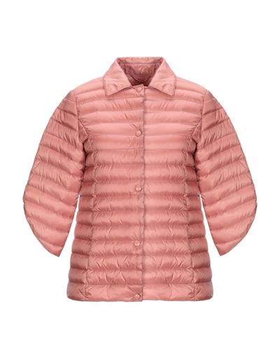 Hetrego' Down Jackets In Pastel Pink