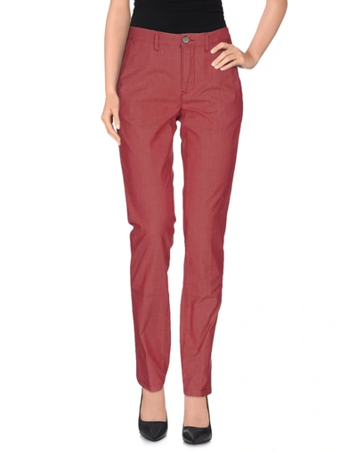 Siviglia White Pants In Red