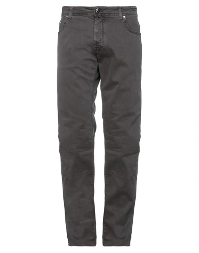 Jacob Cohёn Pants In Dark Brown