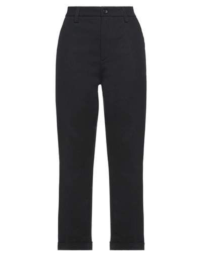 Department Five Casual Pants In Black