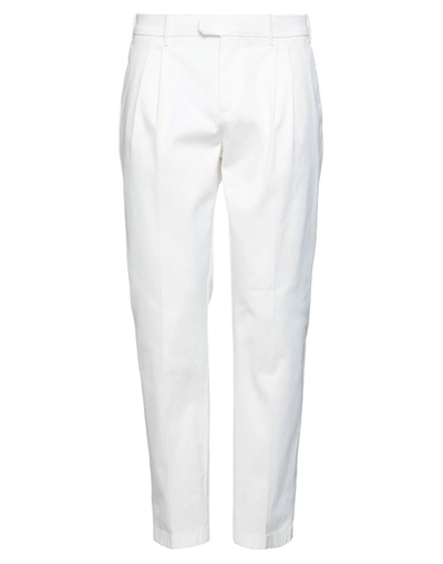 Eleventy Mens White Cotton Pants In White