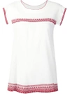 THE GREAT THE GREAT EMBROIDERED TOP - WHITE,T027026RE11531739