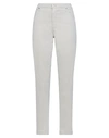 AG AG JEANS WOMAN PANTS LIGHT GREY SIZE 32 COTTON, MODAL, POLYESTER, POLYURETHANE,13418386NF 9