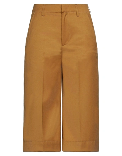 Dondup Cropped Pants In Yellow