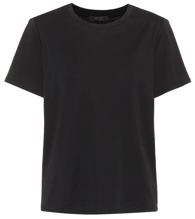 The Row Wesler Cotton T-shirt In Black