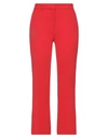 L'AUTRE CHOSE L' AUTRE CHOSE WOMAN PANTS RED SIZE 8 POLYESTER,13547448QU 4