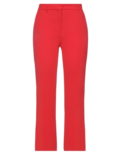 L'AUTRE CHOSE L' AUTRE CHOSE WOMAN PANTS RED SIZE 8 POLYESTER,13547448QU 4