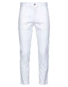 Mauro Grifoni Pants In White Linen In White