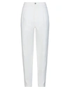 Federica Tosi Woman Pants White Size 29 Viscose, Nylon, Polyester, Elastane In White
