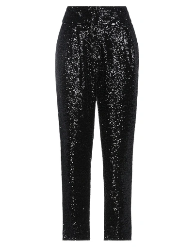 In The Mood For Love High Waist Sequined Pants In Black