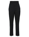 RED VALENTINO RED VALENTINO WOMAN PANTS BLACK SIZE 8 POLYESTER, WOOL, ELASTANE, COTTON, VISCOSE,13585782QR 7