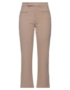 Yes Zee By Essenza Cropped Pants In Camel