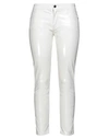 Laneus Patent Finish Trousers In White