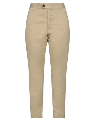 DSQUARED2 DSQUARED2 WOMAN PANTS BEIGE SIZE 8 COTTON, ELASTANE,13570488UB 4