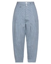 High Casual Pants In Blue