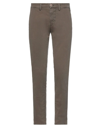 MODFITTERS MODFITTERS MAN PANTS CHOCOLATE BROWN SIZE 29 COTTON, ELASTANE,13554793KL 3