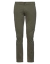 Grey Daniele Alessandrini Pants In Military Green