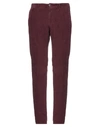 Incotex Pants In Maroon