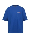 Balenciaga T-shirts In Bright Blue