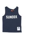 Sundek Kids' T-shirts In Blue
