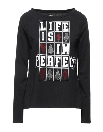 !m?erfect T-shirts In Black