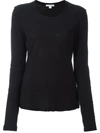 JAMES PERSE ROUND NECK LONGSLEEVED T-SHIRT,WUA336111572837