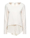 European Culture Sweatshirts In White
