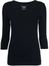 MAJESTIC SCOOP NECK T,H16011311556905